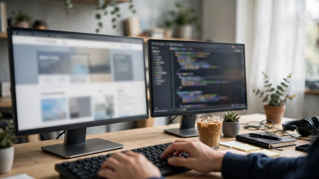 Elementor vs custom code comparison for business websites